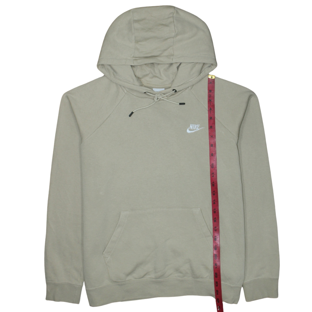 Mens UK Size XL Nike Beige Pullover Hoodie