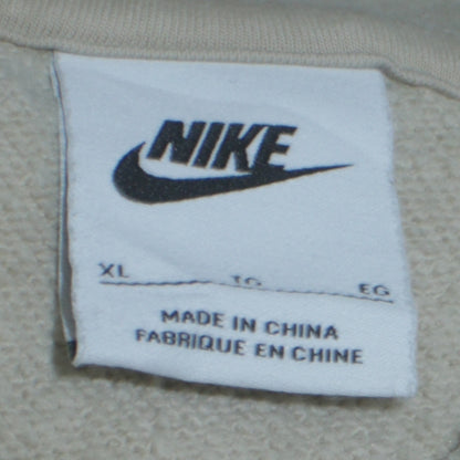 Mens UK Size XL Nike Beige Pullover Hoodie