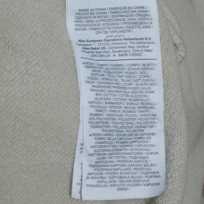 Mens UK Size XL Nike Beige Pullover Hoodie