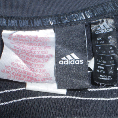 Teens UK Size L adidas Black Full Zip Hoodie