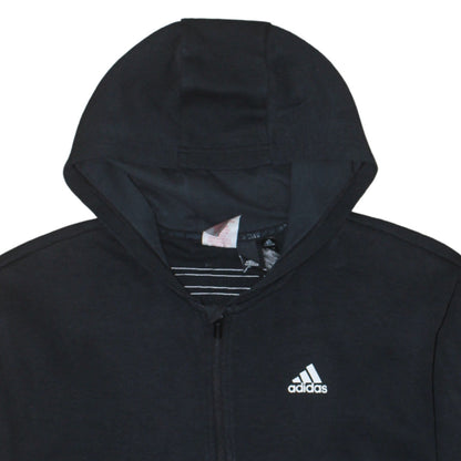 Teens UK Size L adidas Black Full Zip Hoodie