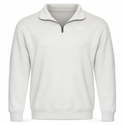 Mens UK Size S Nike White Henley Sweatshirt
