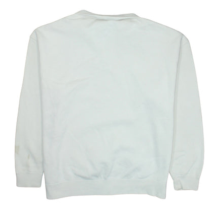 Mens UK Size S Nike White Henley Sweatshirt