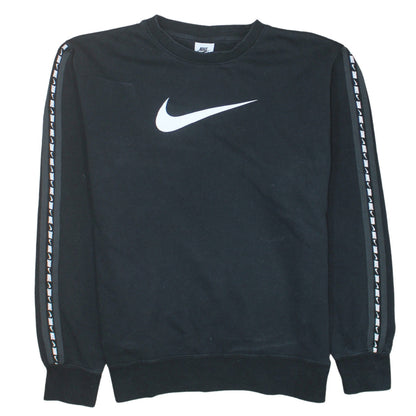 Womens UK Size M Nike Black Pullover Sweatshirt