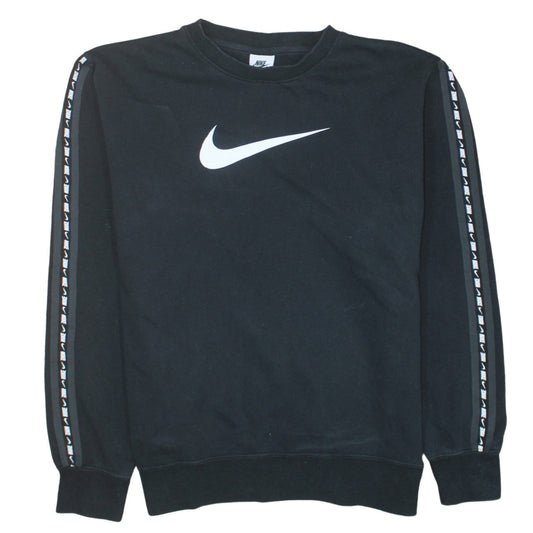 Womens UK Size M Nike Black Pullover Sweatshirt