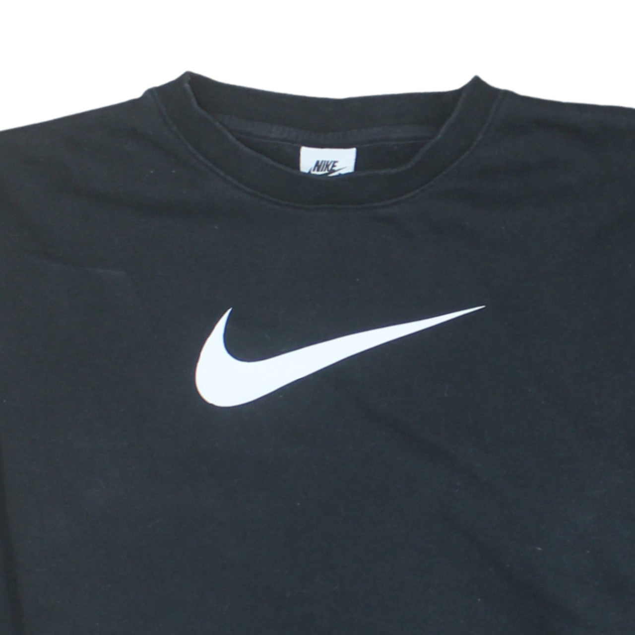 Womens UK Size M Nike Black Pullover Sweatshirt