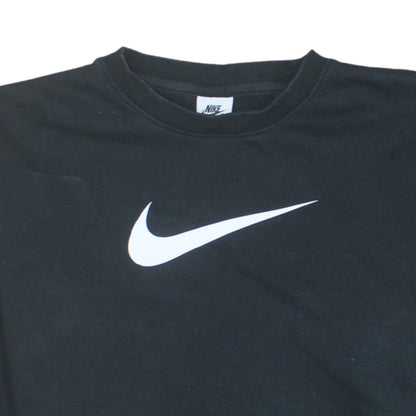 Womens UK Size M Nike Black Pullover Sweatshirt