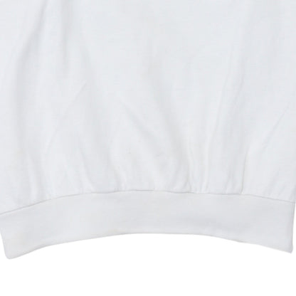 Mens UK Size L Champion White Pullover Sweatshirt