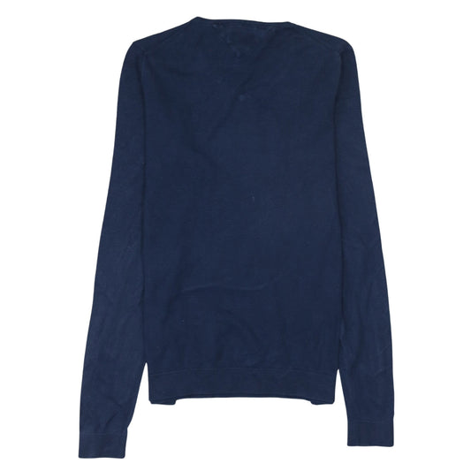 Mens UK Size M Tommy Hilfiger Blue Pullover Jumper