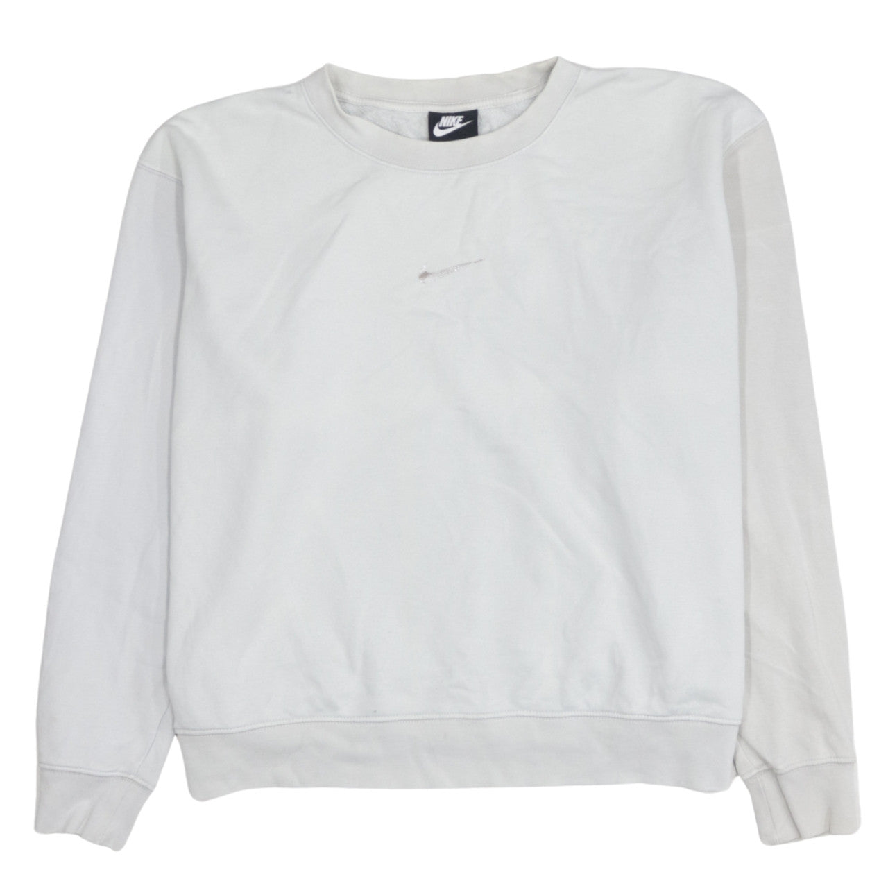 Womens UK Size L Nike White Pullover Sweatshirt