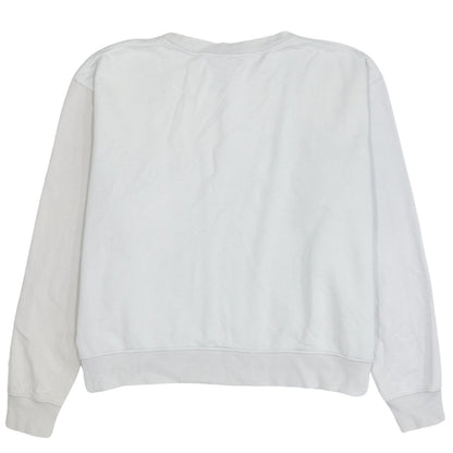 Womens UK Size L Nike White Pullover Sweatshirt