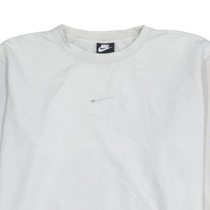 Womens UK Size L Nike White Pullover Sweatshirt