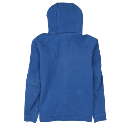 Mens UK Size M Nike Blue Full Zip Hoodie