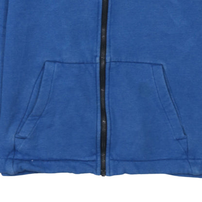 Mens UK Size M Nike Blue Full Zip Hoodie