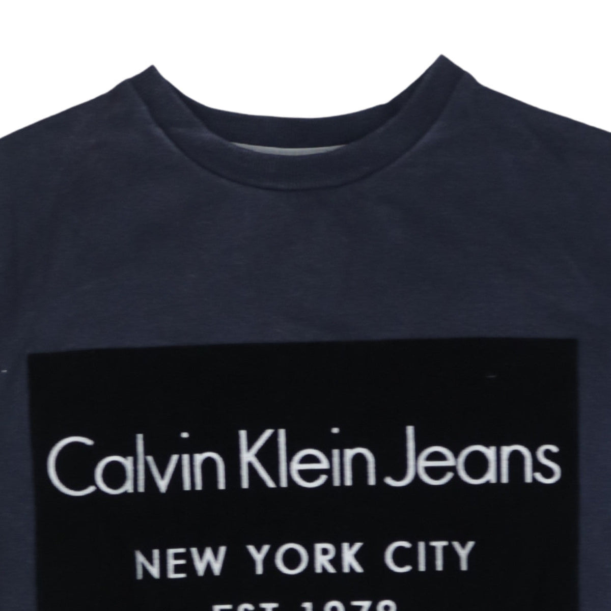 Mens UK Size XS Calvin Klein Blue Pullover Sweatshirt