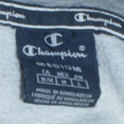 Mens UK Size M Champion Grey Pullover Hoodie