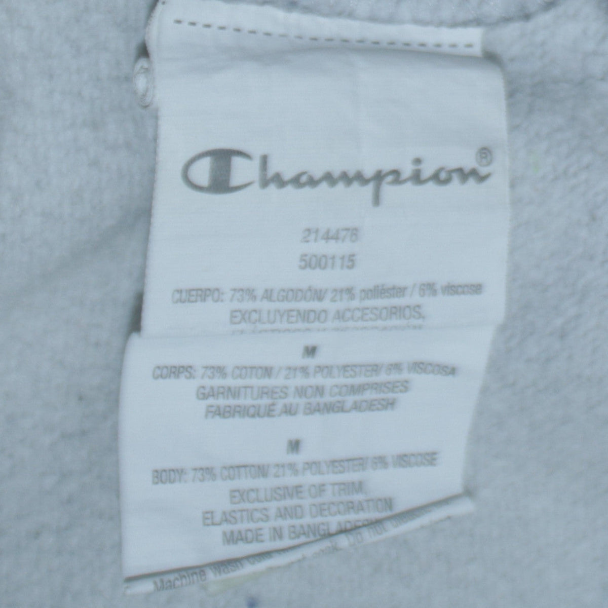 Mens UK Size M Champion Grey Pullover Hoodie