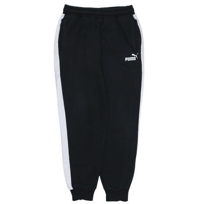 Mens UK Size M PUMA Regular Fit Jogger Black Trousers