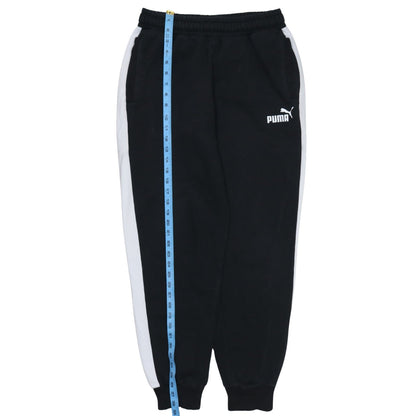 Mens UK Size M PUMA Regular Fit Jogger Black Trousers