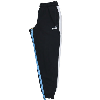 Mens UK Size M PUMA Regular Fit Jogger Black Trousers