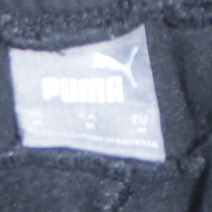 Mens UK Size M PUMA Regular Fit Jogger Black Trousers