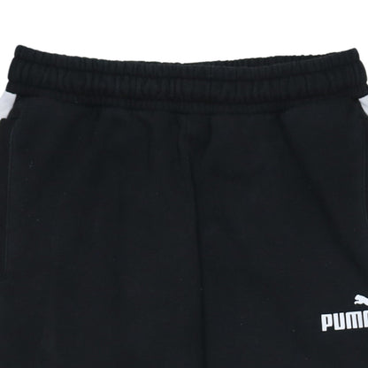 Mens UK Size M PUMA Regular Fit Jogger Black Trousers