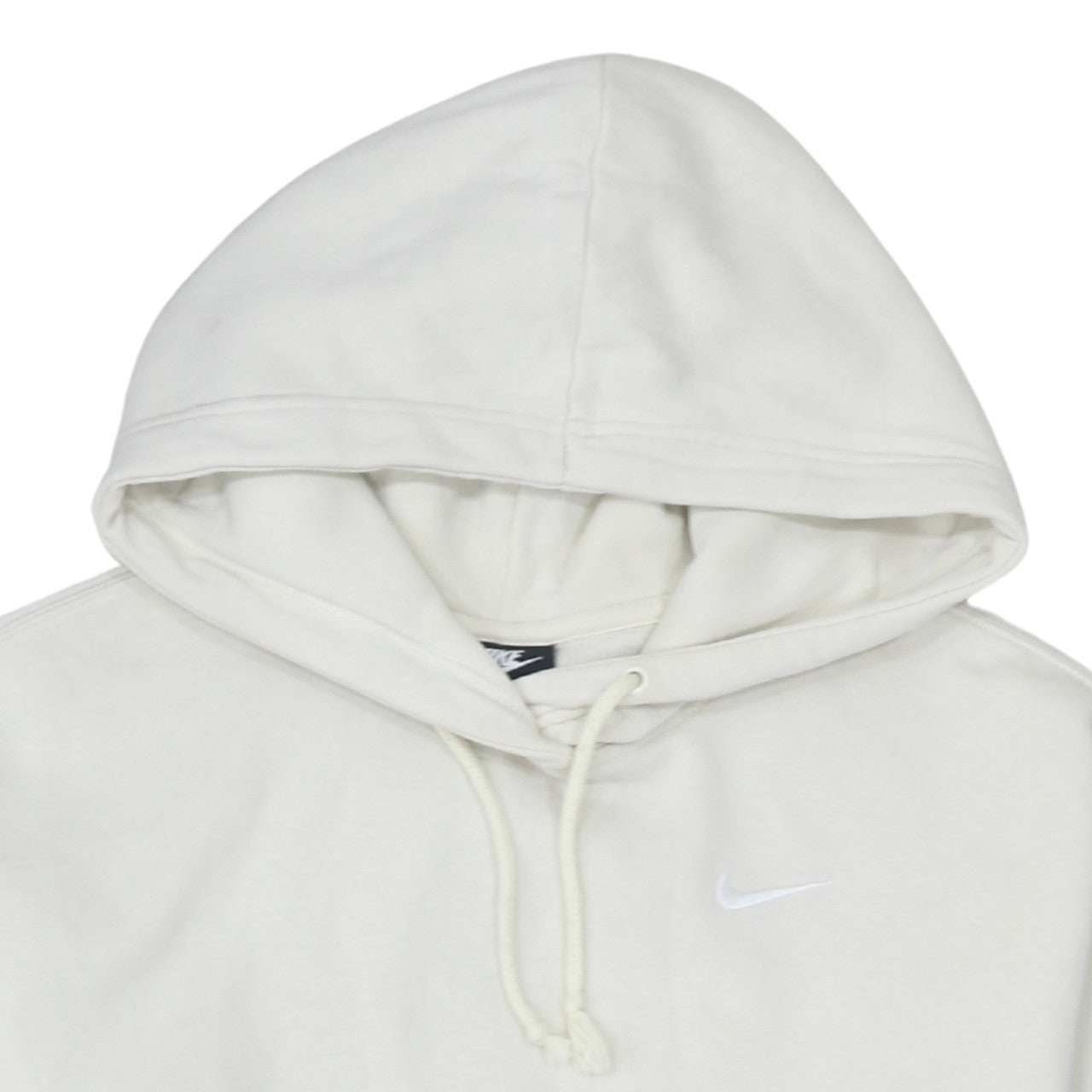 Mens UK Size M Nike White Pullover Hoodie