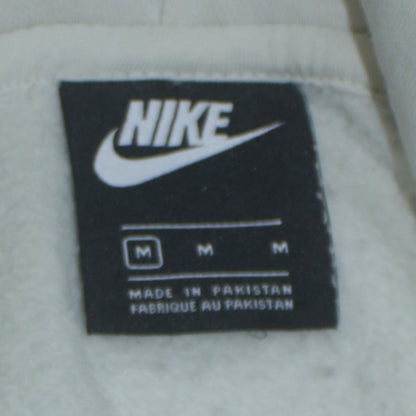 Mens UK Size M Nike White Pullover Hoodie