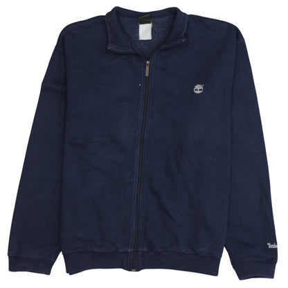 Mens UK Size XL Timberland Blue Full Zip Sweatshirt