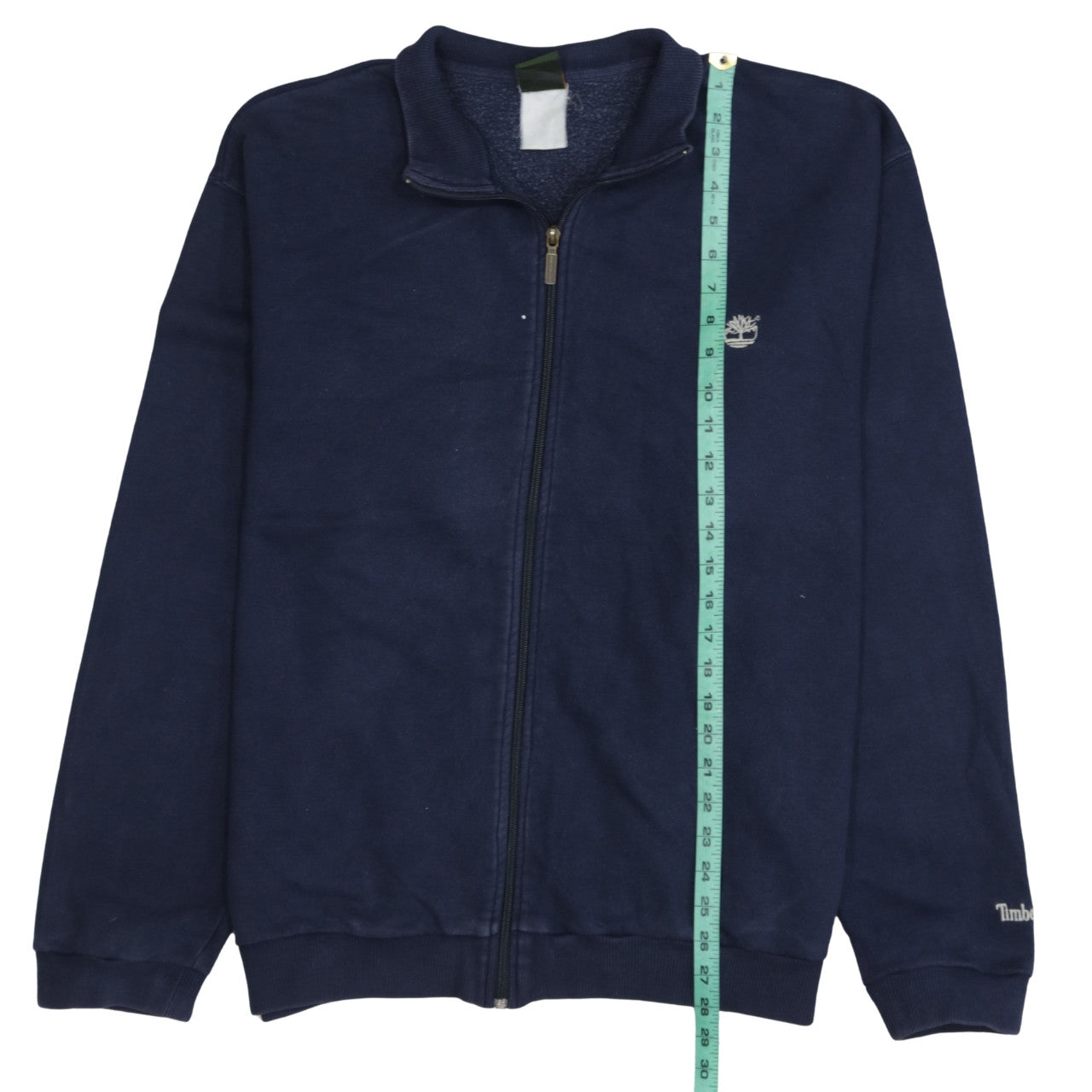 Mens UK Size XL Timberland Blue Full Zip Sweatshirt