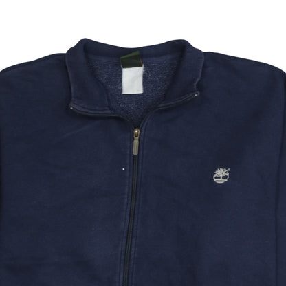Mens UK Size XL Timberland Blue Full Zip Sweatshirt