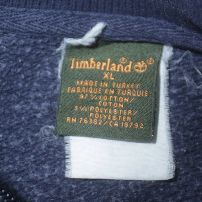 Mens UK Size XL Timberland Blue Full Zip Sweatshirt