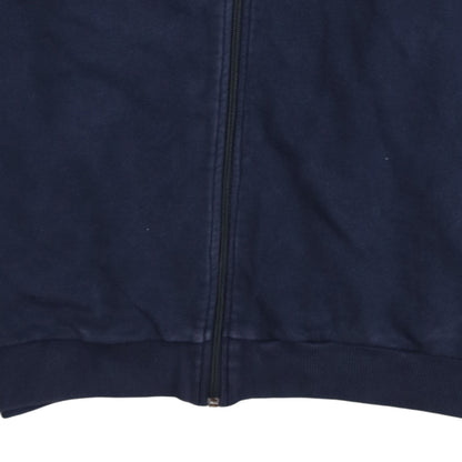 Mens UK Size XL Timberland Blue Full Zip Sweatshirt