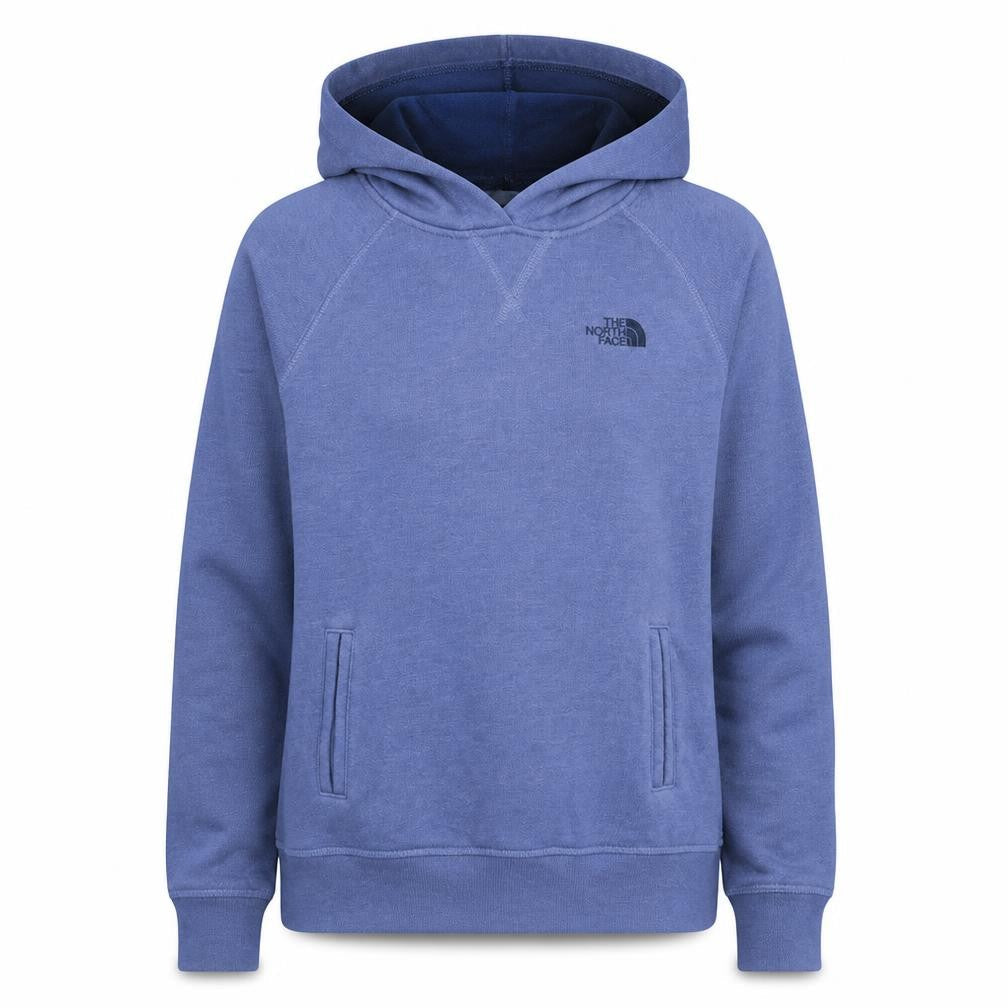 Womens UK Size XS The North Face Blue Pullover Hoodie