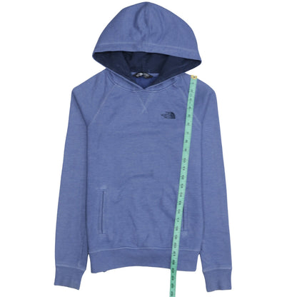Womens UK Size XS The North Face Blue Pullover Hoodie