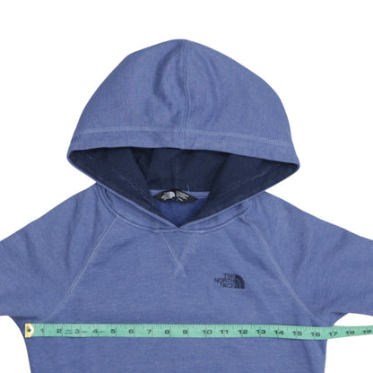 Womens UK Size XS The North Face Blue Pullover Hoodie