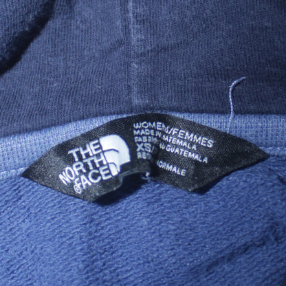 Womens UK Size XS The North Face Blue Pullover Hoodie
