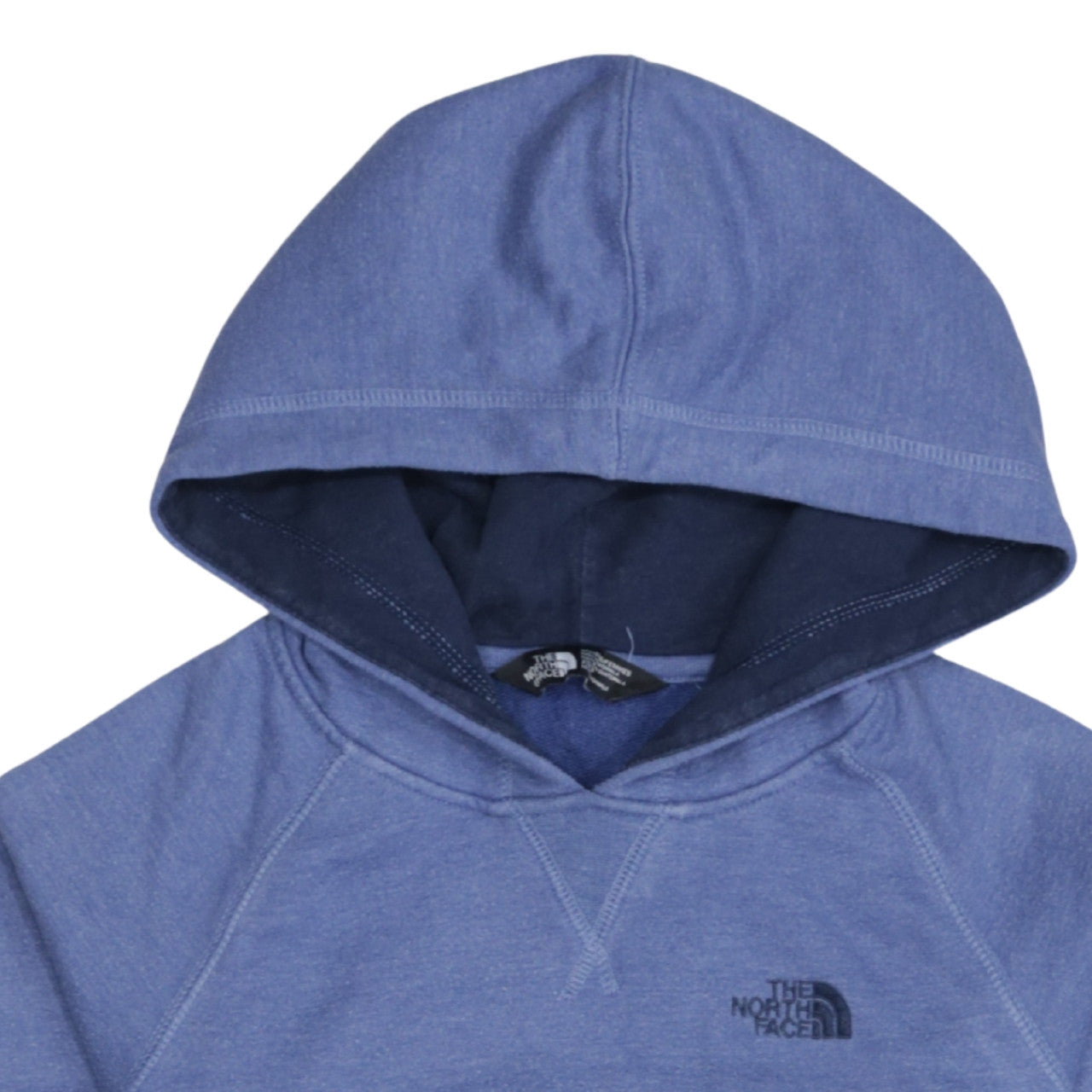 Womens UK Size XS The North Face Blue Pullover Hoodie