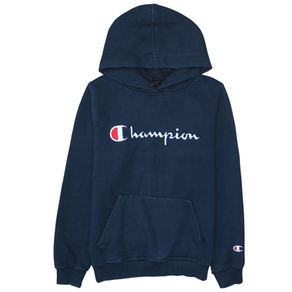 Teens UK Size M Champion Blue Pullover Hoodie