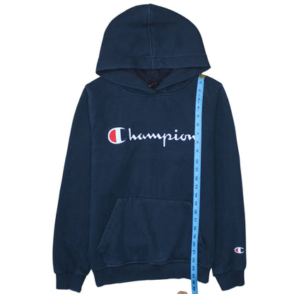 Teens UK Size M Champion Blue Pullover Hoodie