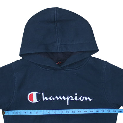 Teens UK Size M Champion Blue Pullover Hoodie