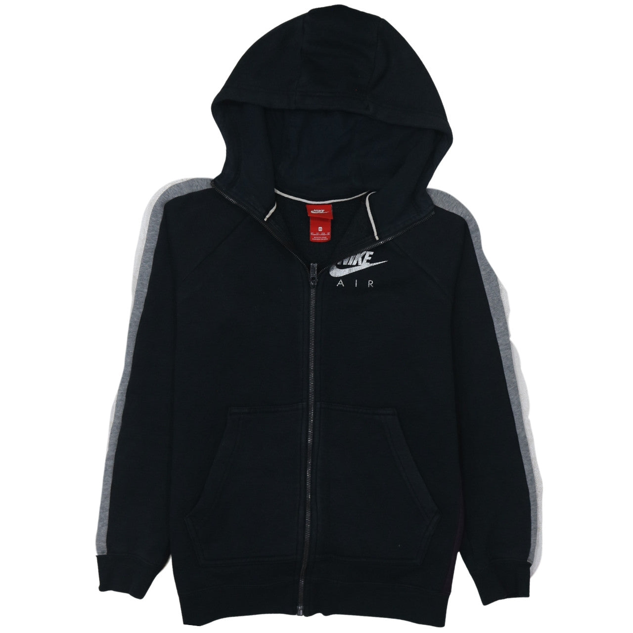 Womens UK Size XS Nike Black Full Zip Hoodie