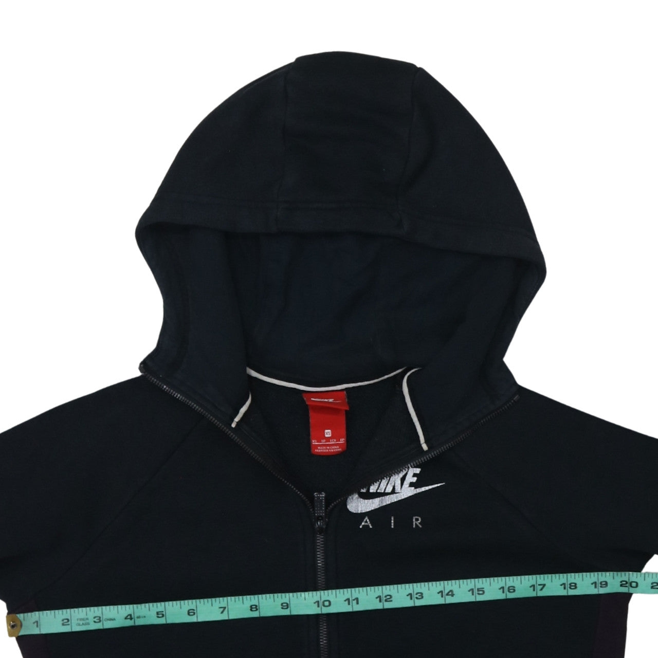 Womens UK Size XS Nike Black Full Zip Hoodie