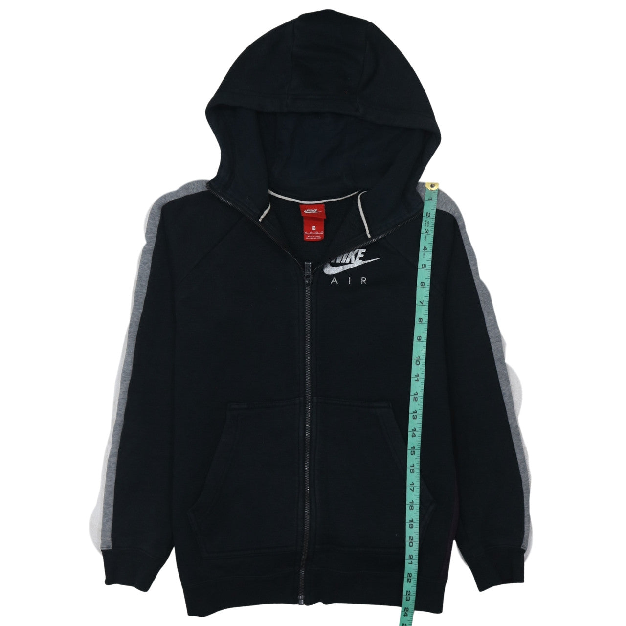 Womens UK Size XS Nike Black Full Zip Hoodie