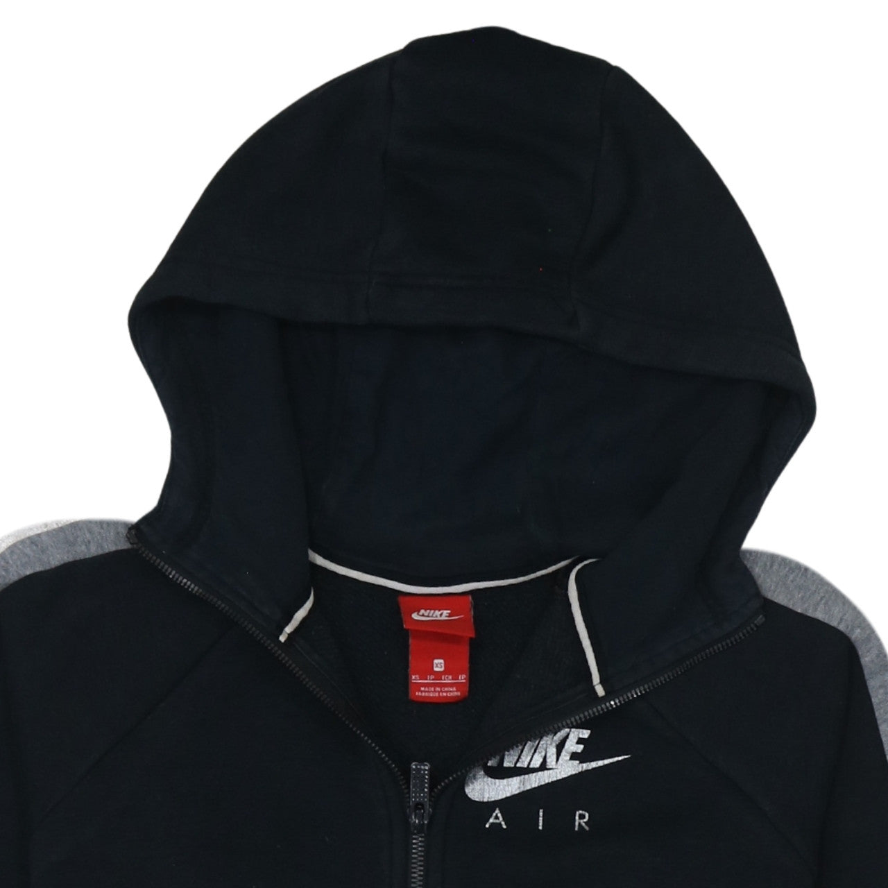 Womens UK Size XS Nike Black Full Zip Hoodie