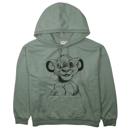 Womens UK Size XL Disney Green Pullover Hoodie