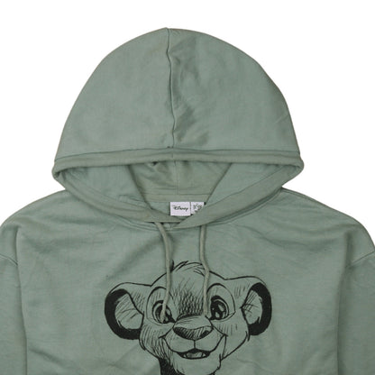 Womens UK Size XL Disney Green Pullover Hoodie
