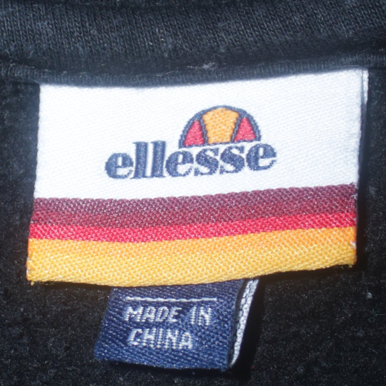 Womens UK Size M ellesse Black Pullover Hoodie