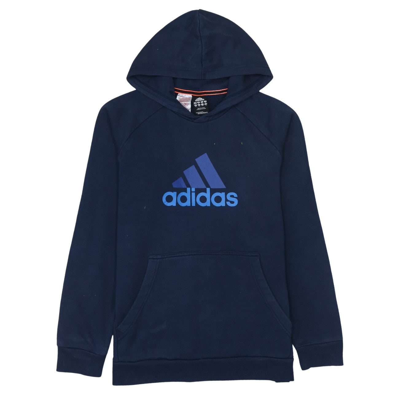 Boys UK Size 15-16 Years adidas Blue Pullover Hoodie
