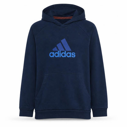 Boys UK Size 15-16 Years adidas Blue Pullover Hoodie